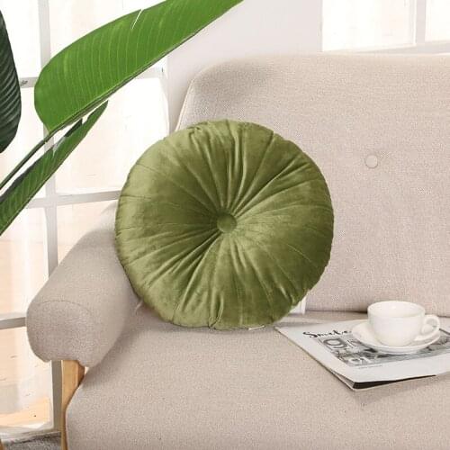Round Deck Chair Lounge Chaise Backrest Pad Thicken Bench Divan Cushion Garden Swing Pillows