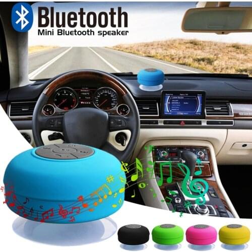 Waterproof Mini Bluetooth Speaker Wireless Suction Cup High Quality Subwoofer for Bathroom, Swimming Pool,Car, Beach and Outdoor