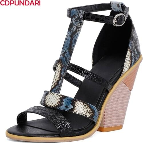 Fashion Ankle Strap Mixed Colors High Heels Sandals Women Wedges Summer Casual Party Shoes Sandales Femmes 2021 Sandalias Mujer