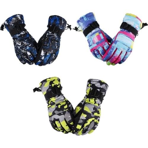 Mens Gloves Motorcycle Riding Winter Skiing Snowboarding Gloves for children Ski gloves Windproof Waterproof Unisex Snow Gloves