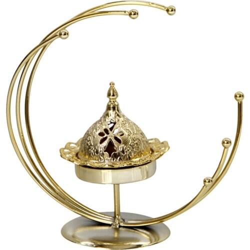 Wholesale Moon Candle Holder Incense Holder Burner Muslim Home Decoration Strongwell Candlestick