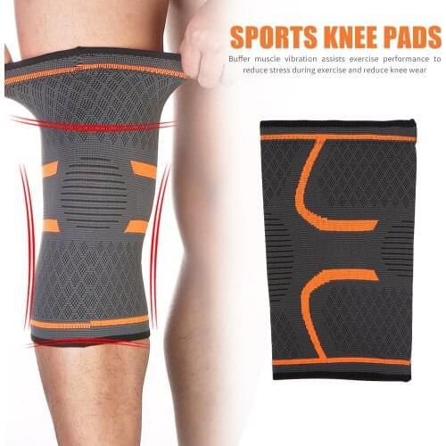 Portable Anti-slip Breathable Kneepad Knitted Protection Knee Pads Outdoor Sports for Working-out Comfortable Decor