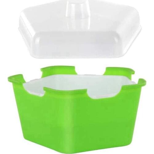 Sprouting Seeds Tray Portable Capacity Sprouter, Perfect for Small to Medium Seeds,Green