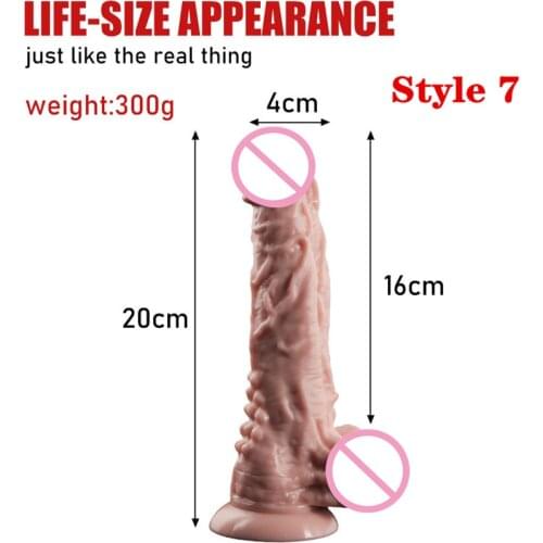 Silicone dildo sex toys for women skin feeling big penis with sucker realistic soft big dildo female sex masturbation