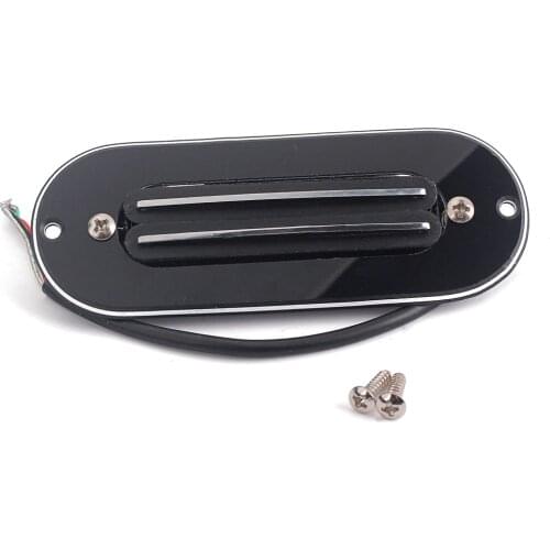 Tooyful Dual Hot Rail Humbucker Pickup for Acoustic Folk Electric Cigar Box Guitar