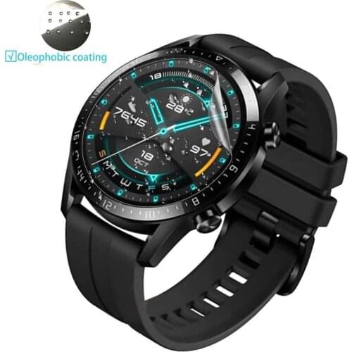Ultra thin HD Clear Soft Films Transparent Display Protector For Huawei Watch GT GT2 Active 46mm Screen Protection Film Cover