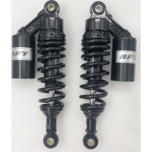 Universal 11 "280mm 8mm Spring 1 Pair Rear Shock Absorber Motorcycle FOR Honda Yamaha Suzuki Kawasaki Ducati ATV Black