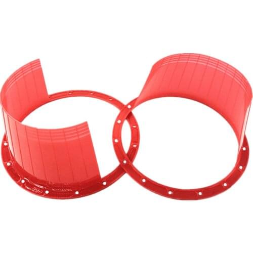 2pcs 6.5'' Car Speaker Waterproof Cover Car Horn Plastic Spacer Protective