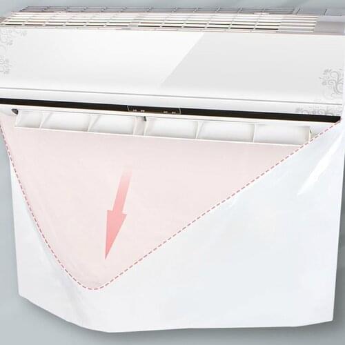 Air Conditioner Waterproof Cleaning Cover Dust Washing Protector Air Conditioner Water Receiving Splash Proof Of The Sewage Bag