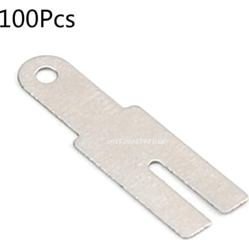 Y Shaped 100 Pcs Nickel Sheets Long Battery Spot Welding Machine Welder Washers Nickel Plated Steel Strap Strip Sheets Dropship