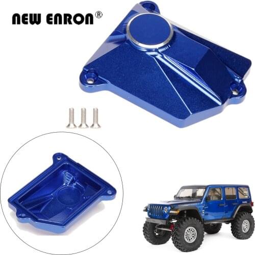 Replaces #AXI231018 Aluminum alloy Receiver Box Upper Cover 1:10 for RC Car Part Axial 1/10 SCX10 III Jeep Wrangler AXI03007