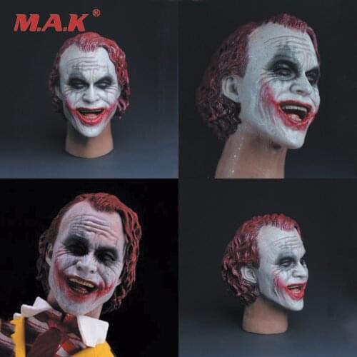 1:6 Scale Male Night King Ghost Unpainted Head Sculpture Head Sulpt Carving Model for 12inches male body figure