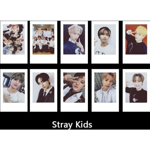 10pcs/set Kpop Stray Kids Polaroid card for fans collection photo card photocard