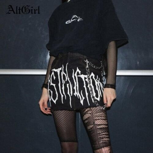 ALTGIRL Denim Skirts For Women