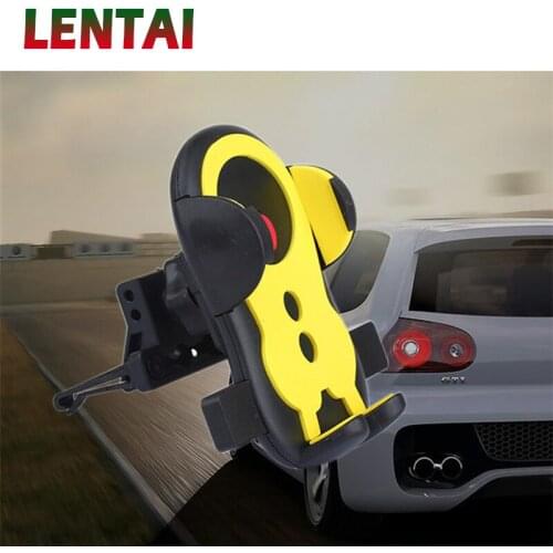 LENTAI For Seat leon ibiza Suzuki swift grand vitara Mini cooper 1PC Auto Car air outlet phone stand 360 degree rotation holder