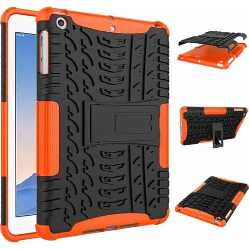Case for iPad Mini 1 A1432 A1454 A1455 Stand Cover Shockproof Rubber Bumper Dual Layer Armor Cover