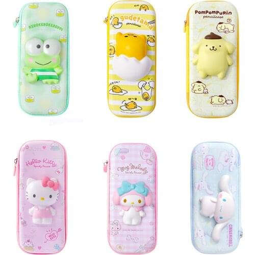 Hello Kitty Pencil Case Stationery Decompression Large Capacity Multifunctional Children Pencilcase School Pen Case Supplies