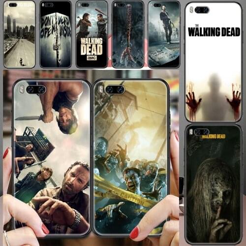 The Walking Dead TV Phone case For Xiaomi Mi Max Note 3 A2 A3 8 9 9T 10 Lite Pro Ultra black tpu funda fashion back 3D prime art
