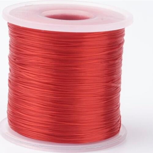 300m/roll 0.5mm Stretch Elastic Crystal Beading Cord Thread String for Bracelet Making Jewelry Findings Multi-color