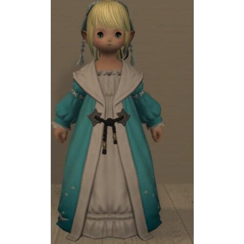 Final Fantasy XIV FF14 Crescent Moon Nightgown Cosplay Costume Customized Mondsichel-Nachttalar night dress wear
