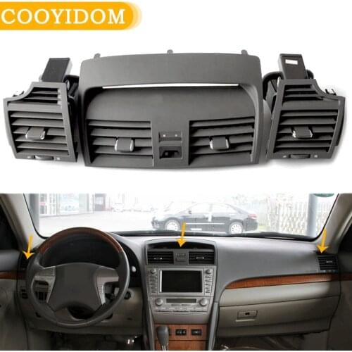 Car Interior Front Dash Center Console A/C Air Conditioning Vent Outlet Grille For Toyota Camry 2006 2007 2008 2009 2010 2011