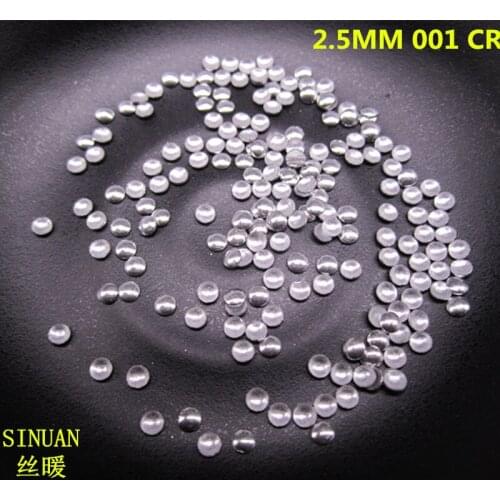 Round Metal Studs 2.5Mm AA Nailhead Hot-Fix Rivets For Clothes Silver/Black Nickel Aluminum Diy Spikes Bags Accessories SINUAN