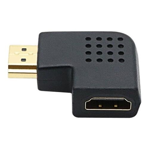 Left 90 Degree Right Angle HDMI Male To HDMI Female HDMI Adapter Converter