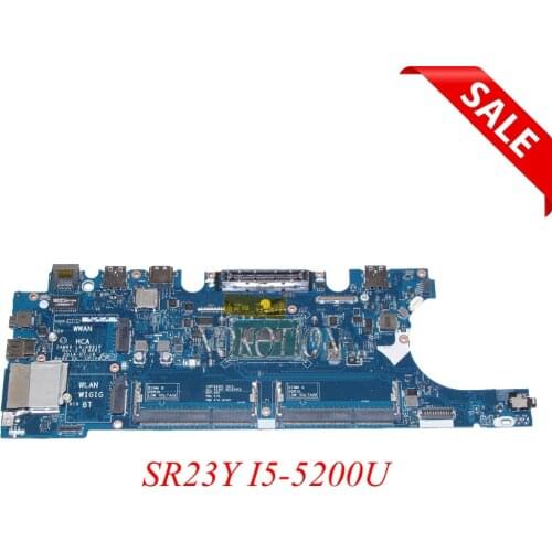 NOKOTION ZAM60 LA-A891P Main board For Dell Latitude E5250 Laptop motheroard SR23Y I5-5200U DDR3L full tested