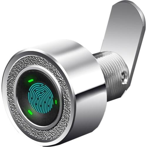 Zinc alloy Keyless Mini Fingerprint cabinet lock biometric electric lock for cabinet drawer strongbox