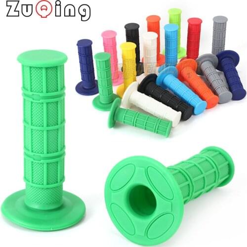 Motorcycle Universal Soft Rubber Handlebar Grips 7/8" 22mm Hand Grips For Honda Kawasaki Yamaha Suzuki BMW MX Pit Dirt Bike