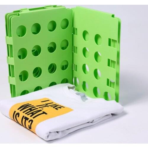 Originality Adult Kids Clothes T-shirt Organizer Fold Save Time Quick Clothes Folding Board Clothes Auxiliary Tool Storage E1171