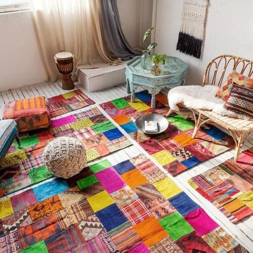 Pakistan Colour Split Joint Manual Wool Weave Posimi Second Land Pad Carpet