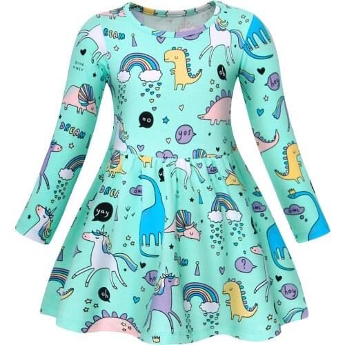 Girls Princess Dress Cosplay Performance Children Anime Cartoon Animal Print Cloth Festival Party School Activities Dress Up