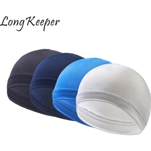 Cycling Skullies Cap Breathable Sweat Running Hat Beanies Cap Helmet Inner Caps Unisex Anti-UV Anti-Sweat Outdoor Sports Hat