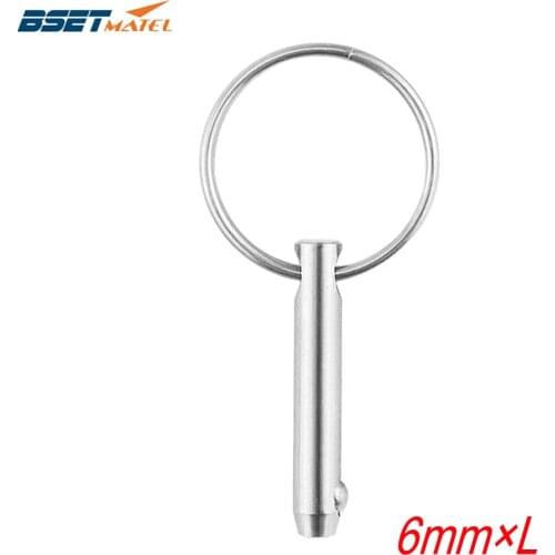6mm BSET MATEL Marine Grade 316 Stainless Steel Quick Release Ball Pin for Boat Bimini Top Deck Hinge Marine hardware Boat