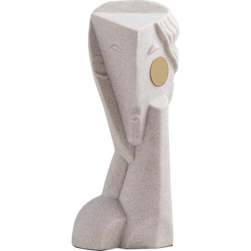 Picasso decoration modern simple European abstract figure sculpture home desktop soft decoration injection molding process