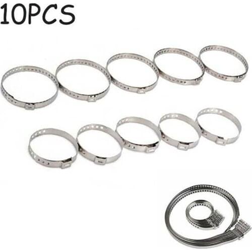 Universal Crimp Clamp Kit Accessories CV Large&Small Parts Stainless Steel Adjustable