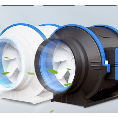 TTCommercial Ventilator Exhaust Fan Pipe Fan Exhaust Fan Strong Supercharged Ventilating Fan 6-Inch 8-Inch Smoke Removal andOdor