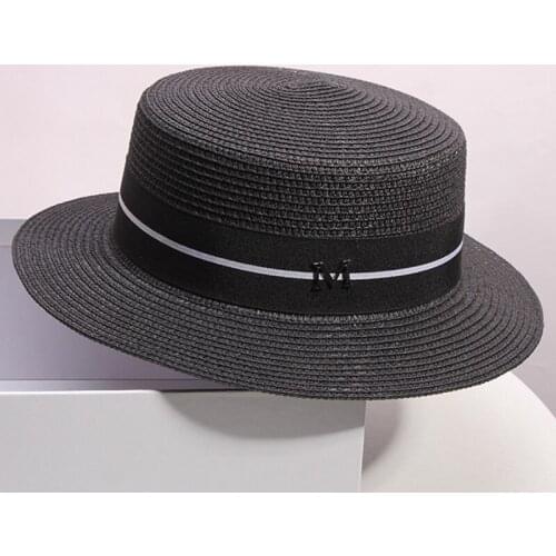 Sun Hats for women Straw Hat European and American Elegant Beach Hat Female Loose Sunscreen Sunshade Flat Cap Visors Hats