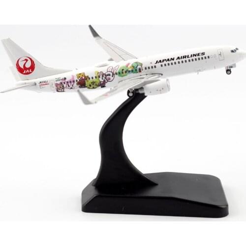 1:400 Scale Japan Airways B737-800 Airlines Model with Base Alloy Aircraft For Collectible Souvenir Show Gift Toys