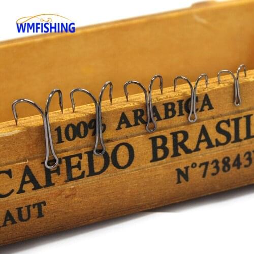 10Pcs/Lot Fishing Hook 2#-10# Double Anchor Hook Two Claw Fishing Hook Fish Barbed For Saltwater Bass Soft Lure Thunder Frog