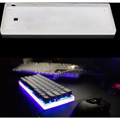 2021 New Frosted Acrylic Case Shell PCB Plate For GH60 DZ60 Poker2 60% mini Keyboard