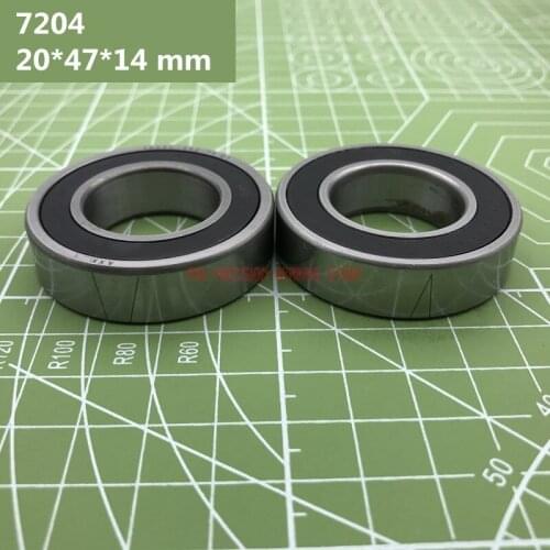2021 High Quality 1 Pair 7204 7204c-2rz-p4-dba 20*47*14 Mm Sealed Angular Contact Speed Spindle Bearings Cnc Engraving Machine