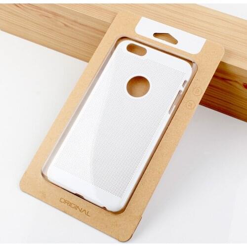 500pcs 119*210mm Cell Phone Case Retail Package Black Paper Blank Packaging Box For iPhone 6s 6 plus S5 S7 Note5 6 7 Case KJ-601