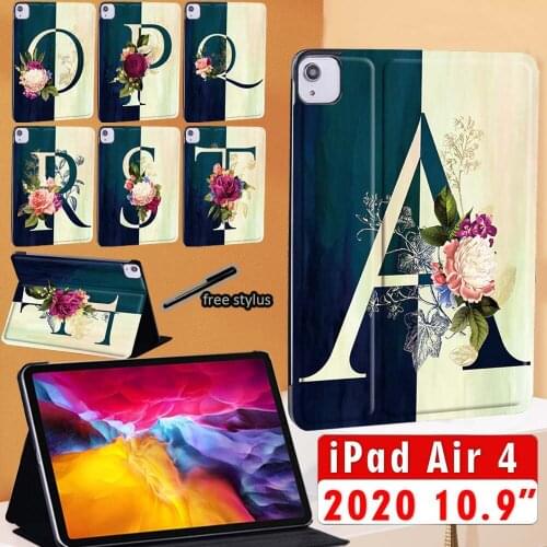 For IPad Air 4 Case 10.9 Inch 2020 Tablet Stand Folio Cover A2072 A2316 A2324 A2325 Adjustable Protective Shell air 4