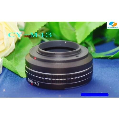 For Contax Yashica FOR CY-M4/3 Ring Adapter for Lens To Micro 4/3 For Panasonic G1 GH1 GF1 G2 for Olympus E-P1 E-P2