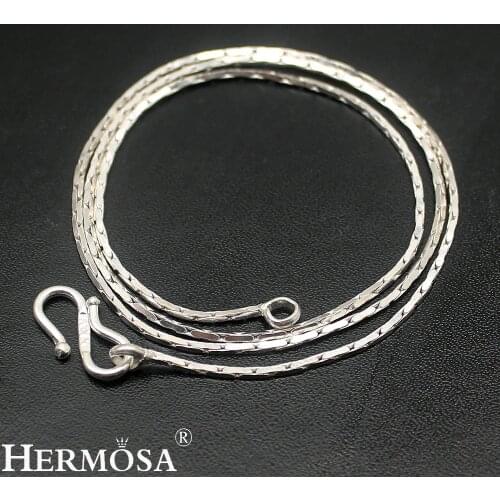 Hermosa 1mm Chain Necklace Choker 45mm Fashion Women Hot Sale Style