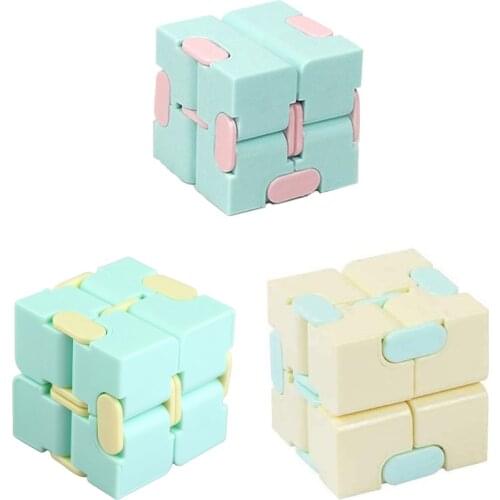 Fidget toys Childrens Fingertips Decompress Portable Lightweight Magic Square Antistress toys infinity cube Puzzle sensory toys