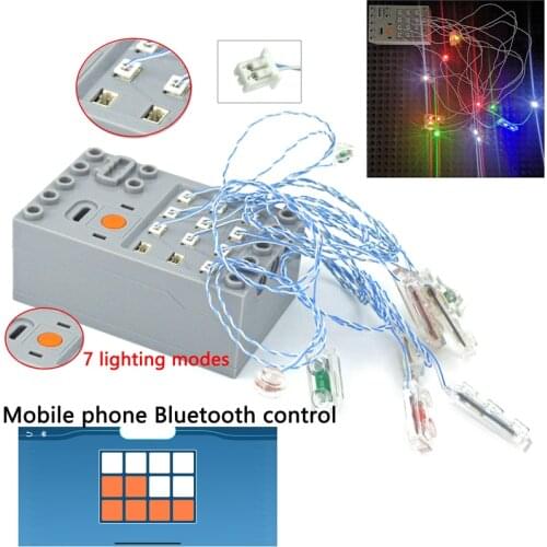Conecting Cable Light Battery Case LED Lights Compatible with Leduo moc City Street Single lamp Pin port Light Accessories