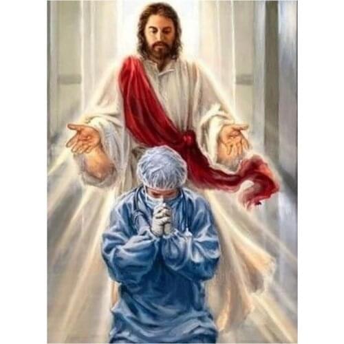 Kexinzu Full Square/Round Drill 5D DIY Diamond Painting "Religious figure" Embroidery Cross Stitch 5D Home Decor Gift